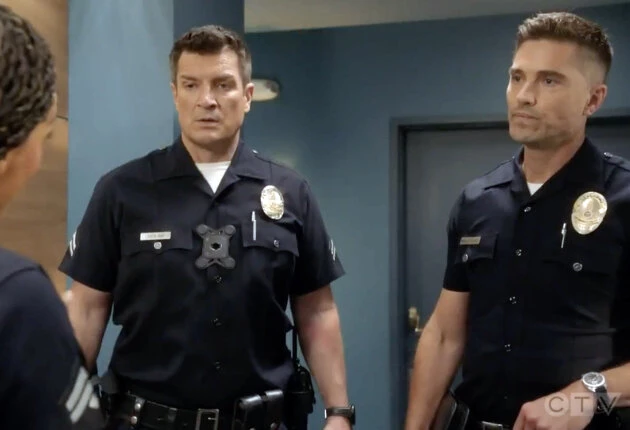 Кадр из 8 сезона сериала Новичок / Новобранец